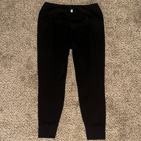 Spyder Black Leggings/fleece - Picture 5 of 6